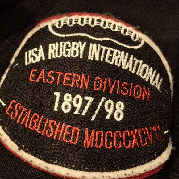 VTG U.S.A. Rugby Men's Long Sleeve Shaw Collar Stadium Button Down Jacket 3X - Picture 5 of 15